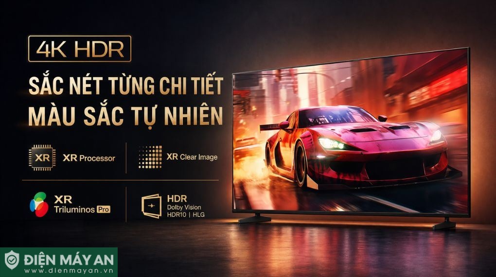 Google Tivi Sony 4K 55 inch K-55XR33VM2